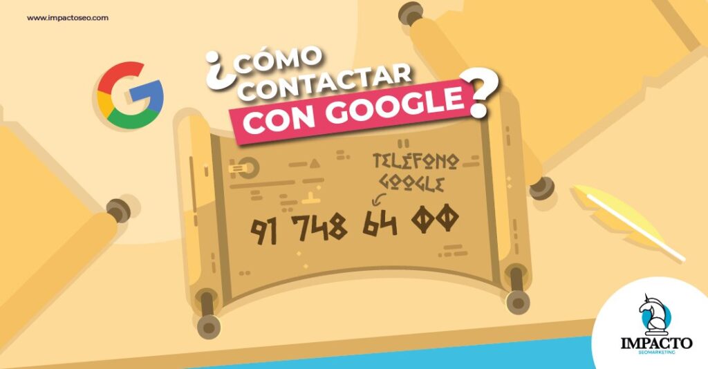 contactar con google