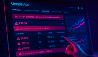 Errores en Google Ads que hacen que tu presupuesto se evapore errores en Google Ads